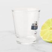 Algorail-Scheiben Schnapsglas (Links)