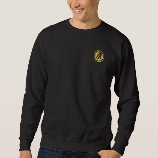 Algorand Algo Crypto Vintag Gold Sweatshirt (Vorderseite)