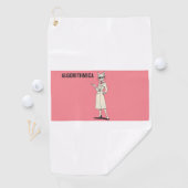 Algorithm Cat Spirit Girl – Golf Accessories Colle Golfhandtuch (Insitu)