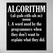 Algorithm Definition Computerprogrammierung Poster (Vorne)