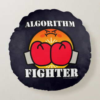 Algorithm Fighter Rundes Kissen
