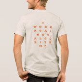 Algorithm Snellen Diagramm Tri-Blend Shirt (Rückseite)