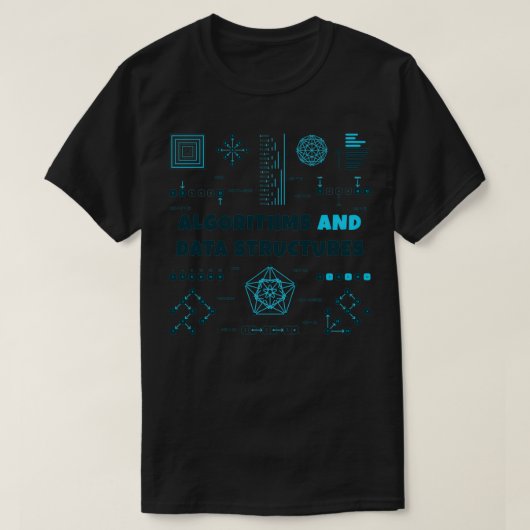 Algorithmen und Datenstrukturen T-Shirt (Design vorne)