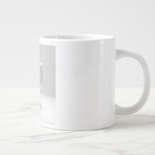 Algorithmic Ergonomic Seating Geometry Pattern Jumbo-Tasse (Rechts)