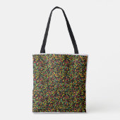 Algorithmic Rasta Tote Bag Tasche (Rückseite)