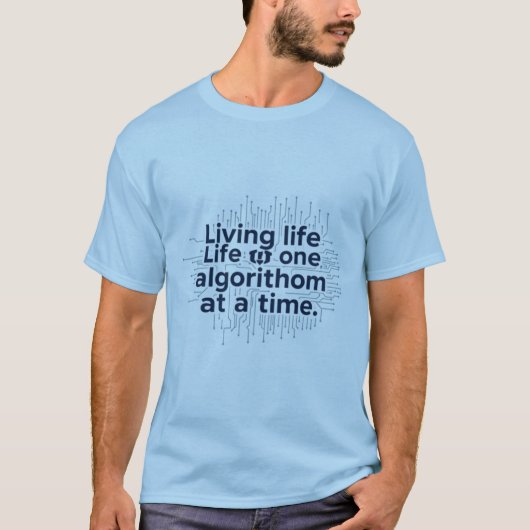 Algorithmischer Stil T-Shirt (Vorderseite)