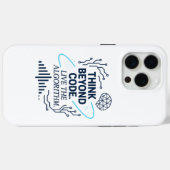 Algorithmisches Bewusstsein: Abstrakter Code Case-Mate iPhone Hülle (Rückseite (Horizontal))