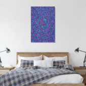 Algorithmisches mathematisches Kunstmuster Leinwanddruck (Insitu (Schlafzimmer))