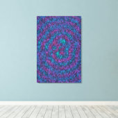 Algorithmisches mathematisches Kunstmuster Leinwanddruck (Insitu (Holzboden))