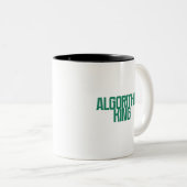 Algorithmus König | Data Science Machine Learning Zweifarbige Tasse (VorderseiteRechts)
