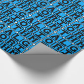 Algorithmus, mathematische Formel Geschenkpapier (Ecke)