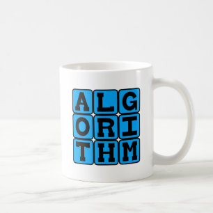 Algorithmus, mathematische Formel Kaffeetasse