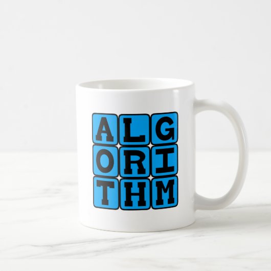 Algorithmus, mathematische Formel Kaffeetasse (Rechts)