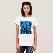 Algorithmus, mathematische Formel T-Shirt (Vorne ganz)