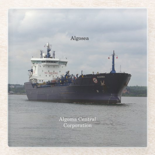 Algoseglas-Untersetzer Glasuntersetzer (Vorderseite)