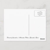 Alhambra-2 Postkarte (Rückseite)