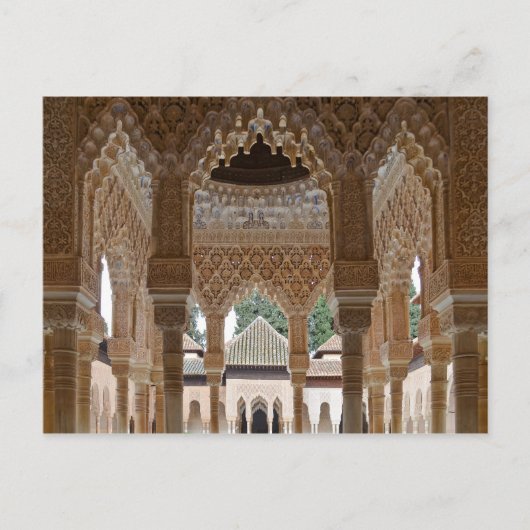 Alhambra Architektur Postcard Postkarte (Vorderseite)