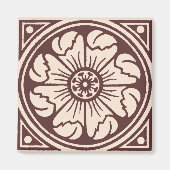 Alhambra Blume Tile One Magnet (Vorne)
