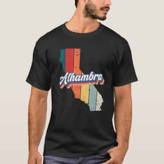 Alhambra City Retro Vintages Heimat T-Shirt