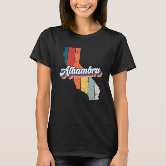 Alhambra City Retro Vintages Heimat T-Shirt