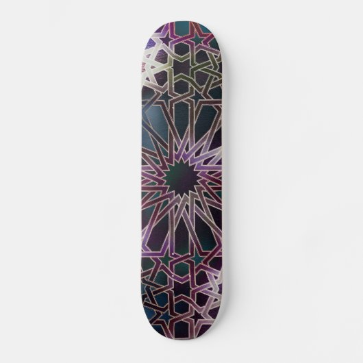 Alhambra-Design Skateboard (Vorderseite)