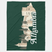 Alhambra Fleecedecke (Vorderseite)