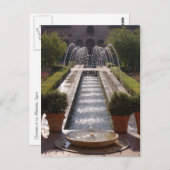 Alhambra Fountain Postcard Postkarte (Vorne/Hinten)