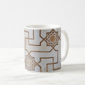 Alhambra Geometric Design Kaffeetasse (VorderseiteRechts)