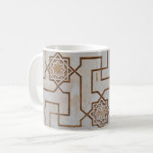 Alhambra Geometric Design Kaffeetasse (Vorderseite Links)