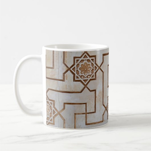 Alhambra Geometric Design Kaffeetasse (Links)