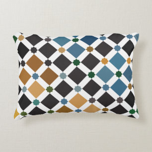 Alhambra-Geometriekissen – gebürstetes Polyester-F Dekokissen