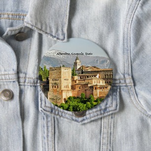Alhambra, Granada, Andalusien, Spanien Button