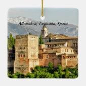 Alhambra, Granada, Andalusien, Spanien Keramikornament (Rückseite)