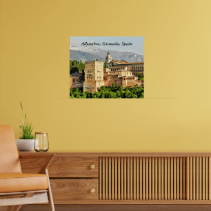 Alhambra, Granada, Andalusien, Spanien Poster