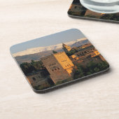 Alhambra; Granada; Andalusien, Spanien, Sierra Untersetzer (Linke Seite)