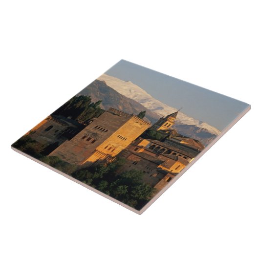 Alhambra; Granada; Andaslusia, Spanien, Sierra Fliese (Seite)