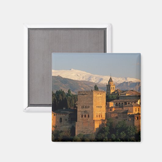 Alhambra; Granada; Andaslusia, Spanien, Sierra Magnet (Vorderseite/Rückseite)