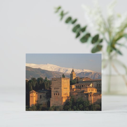 Alhambra; Granada; Andaslusia, Spanien, Sierra Postkarte (Stehend Vorderseite)
