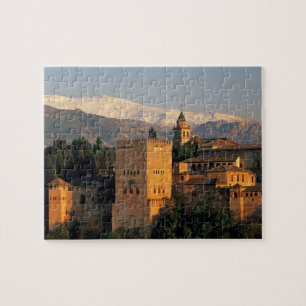 Alhambra; Granada; Andaslusia, Spanien, Sierra Puzzle