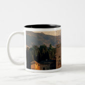Alhambra; Granada; Andaslusia, Spanien, Sierra Zweifarbige Tasse (Links)
