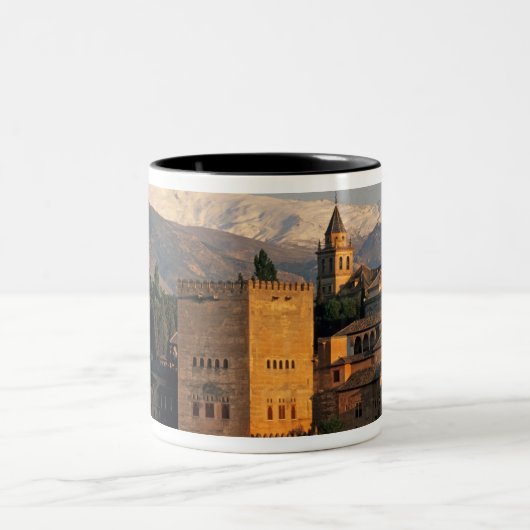 Alhambra; Granada; Andaslusia, Spanien, Sierra Zweifarbige Tasse (Mittel)