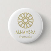 Alhambra Granada Button (Vorderseite)