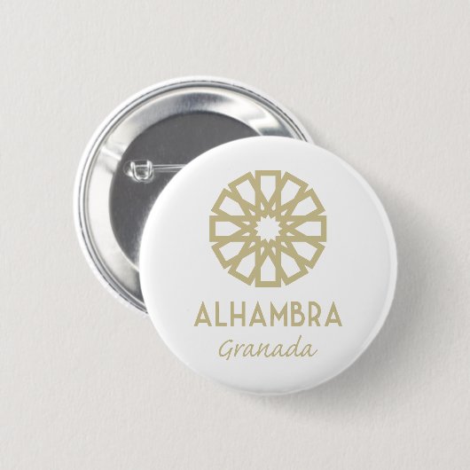 Alhambra Granada Button (Vorne & Hinten)