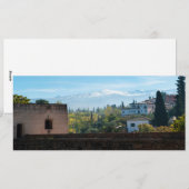 Alhambra Granada Feiertagskarte (Vorne/Hinten)