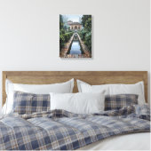 Alhambra Granada Marmorbogen Kunst Leinwanddruck (Insitu (Schlafzimmer))