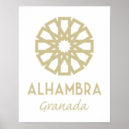 Alhambra Granada Poster