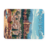 Alhambra Granada Spain Travel Magnet (Horizontal)