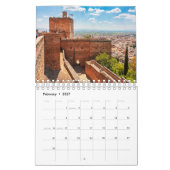 Alhambra, Granada, Spanien 12 Monate Kalender (Feb 2027)