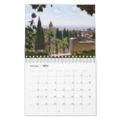 Alhambra, Granada, Spanien 12 Monate Kalender (Jan 2026)