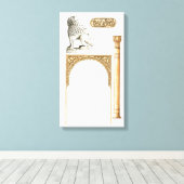 Alhambra Granada Spanien. Details Leinwanddruck (Insitu (Holzboden))